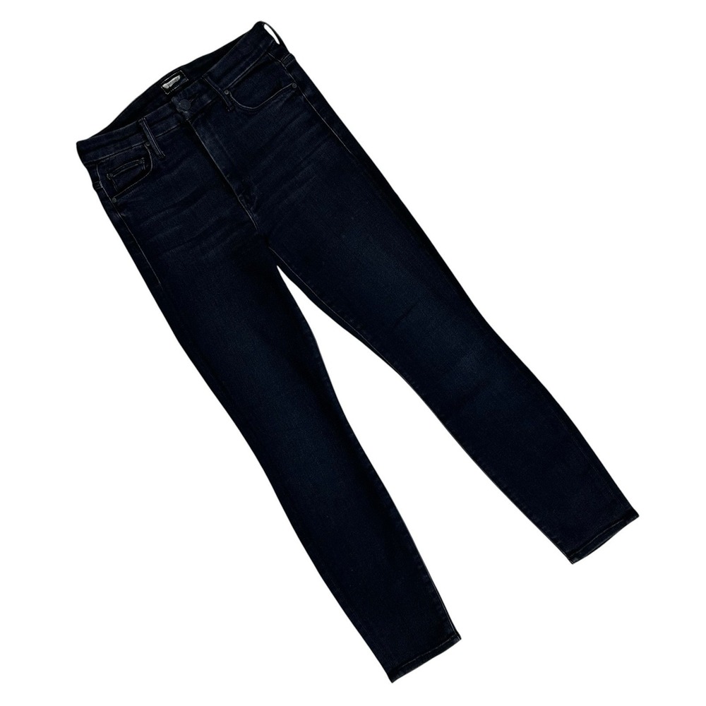 Mother High Waisted Looker Ankle Jeans Women 27 Encounters at Night Wash Classic